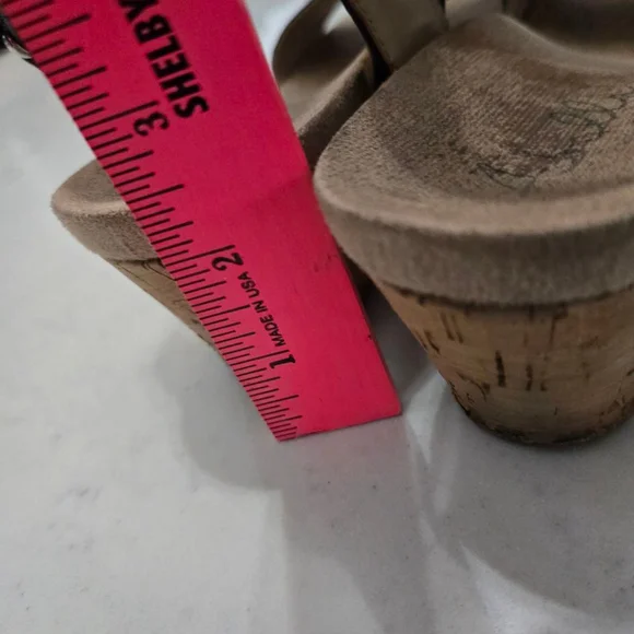 Women's Abella Ture Comfort Black Wedge Sandals Size 7.5 - Picture 10 of 10